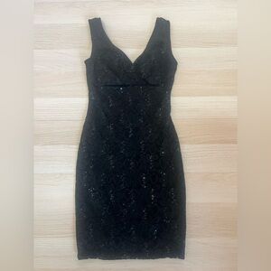 Black Sparkle Party Dress